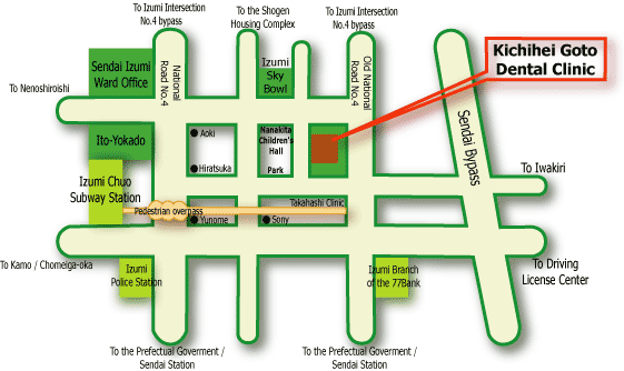 Map of our clinic